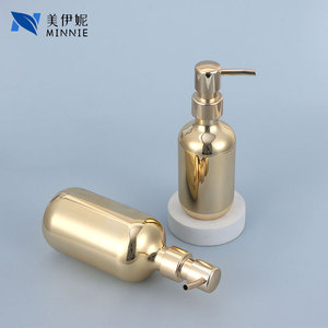 Dispensador de Jabón con Acabado Metálico Minnie, Botella con Bomba de 300ml/500ml para el Cuidado Diario en el Baño - Product Image 3