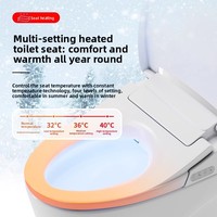 Nouveau siège de toilette intelligent, technologie de chauffage instantané avancée, température constante, modes de lavage multiples, chauffage et stérilisation