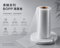 Film de lamination thermique velours mat SHUNZHAN BOPP de qualité supérieure, toucher doux, 28um 32um, qualité alimentaire, personnalisé pour emballages de luxe
