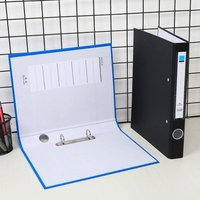 Caja de Almacenamiento de Archivos con Clips para Papel A4, Portátil, para Datos y Archivos de Oficina