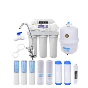 5 Fase Huishoudelijke Ro-Zuivering Thuissystemen Omgekeerde Osmose Purifier Filtersysteem Huishoudelijke Drinkwater Filtratie Machine