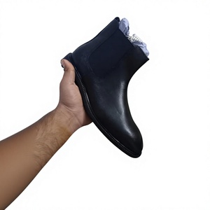 Genuine Leather Chelsea Boots Men Autumn Winter Durable Light Weight Genuine Leather Outsole Brown Fashionable Casual Decoration - Product Image 4