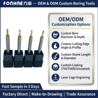 90 °   Foret de centrage en carbure revêtu de Ti, taille personnalisée, pour positionnement de trous CNC, usinage OEM, vente en gros
