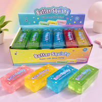 Jouet à presser en forme de fromage géant multicolore à remontée lente, anti-stress pour le bureau, cadeau fidget, boîte surprise