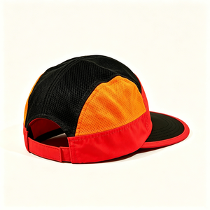 Gorra de running de 5 paneles de mezclilla de secado rápido, gorra de campamento para exteriores, logotipo personalizado, gorra deportiva ligera y transpirable, unisex, para viajes de verano, informal - Product Image 5