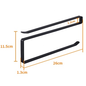 주방 메탈 키친타월 걸이 무타공 거치대 - Product Image 2