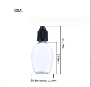 Botellas <span class=keywords><strong>de</strong></span> Plástico PET <span class=keywords><strong>de</strong></span> Boca Ancha al por Mayor con Tapas <span class=keywords><strong>de</strong></span> Rosca para Soluciones Cosméticas y Lavado <span class=keywords><strong>de</strong></span> Ojos, en Formas Cilíndricas/Cuadradas/Ovaladas - Product Image 6