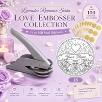 Embosseur en métal personnalisé en forme de cœur, logo personnalisé avec nom d'amour, tampon de sceau en papier de 42 mm, invitations de mariage, lettres d'amour, boîtes cadeaux