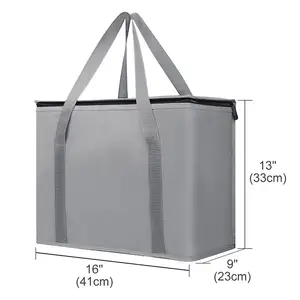 カスタム不織布ダスト食料品バッグ大型折りたたみ式不織布ショッピングバッグクーラーバッグ