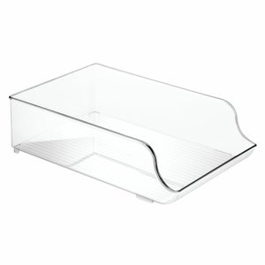 High Quality PET Fridge Cans Organizer Drink Bins Refrigerator Beverage Storage Organizer food storage bins for freezer fridge o