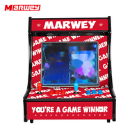 Mini Machine d'arcade de table à 2 joueurs, Machine de jeu de combat de rue rétro Portable Commercial à pièces de monnaie