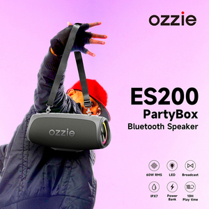 Altavoz Bluetooth para Exteriores ES200L Camuflaje 60W, Sonido Estéreo Impermeable, Luz RGB de Color Ajustable, Correa para el Hombro, <span class=keywords><strong>Boombox</strong></span> - Product Image 2