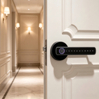 Kunci Pintu Hotel Pintar Tuya, Aplikasi Remote, Kata Sandi Kustom, Kartu Kunci, Buka Kunci untuk Apartemen/Kamar Tamu