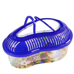 Tianbo Mix Color Mini nhựa cầm tay Fish Tank bán buôn bò sát hộp cho rùa và PET cá - Product Image 3