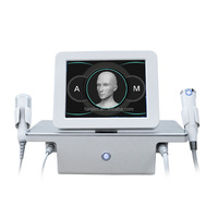 Máquina Portátil de Microdermoabrasión de Alta Frecuencia Dorada con Martillo de Hielo, Máquina Antienvejecimiento para Suavizar y Reafirmar el Rostro