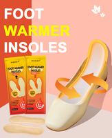 Vente en gros de chauffe-pieds auto-chauffants, semelles chauffantes jetables activées par l'air, paquet de chaleur durable pour les pieds, chaleur instantanée pour hommes et femmes, OEM