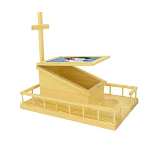 Urne en bambou pour animaux de compagnie, Tube de dispersion, pour chiens, pattes d'enterrement, cendres, souvenir biodégradable, en Stock - Product Image 1