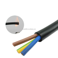 Câble électrique souple en cuivre Royal Cord, 2, 3, 4, 5 conducteurs, 0,75, 1, 1,5, 2,5, 4, 6 mm, câble d'alimentation H05VV-F