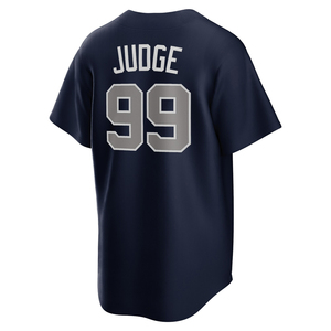 Camiseta de Béisbol Cosida para Hombre, Número 2 Derek Jeter, 99 Aaron Judge, 11 Anthony Volpe, 45 Gerrit <span class=keywords><strong>Cole</strong></span>, 27 Giancarlo Stanton, Tallas S-3XL - Product Image 2