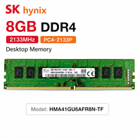 Module de mémoire RAM DDR4 8 Go 2133 MHz ECC pour ordinateur de bureau SK Hynix PC4-17000 HMA41GU6AFR8N-TF 288PIN DIMM en stock pour mise à niveau informatique et gaming