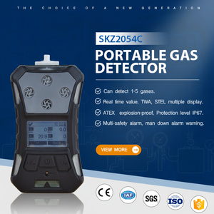 Detector de Gas a Prueba de Explosiones SKZ2054C, LEL CO H2S <span class=keywords><strong>O2</strong></span>, Pantalla de Datos en Tiempo Real/MÁX/MÍN, Certificado IECEX ATEX para Trabajo Industrial - Product Image 1