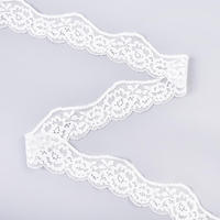 Accessoires vestimentaires d'usine, vente en gros à bas prix, sangle élastique pour vêtements féminins, service OEM/ODM, sangle en dentelle blanche