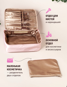 Bolsa de Aseo de Viaje Impermeable de Bambú Ligero, Fabricada en China, con Cierre de Acero Inoxidable, Diseño Multifuncional Desmontable - Product Image 4