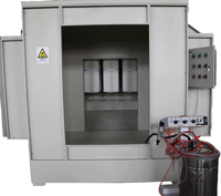 Cabine de peinture en poudre manuelle, mini cabine de revêtement électrostatique, nouveau produit, machine de peinture en poudre électrostatique en acier fournie