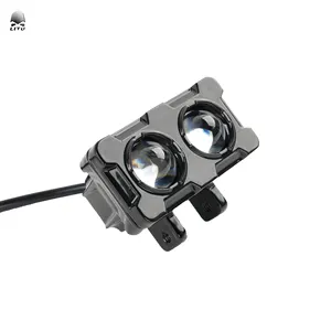 LITU New Arrival Auto Lighting System Car Auxiliary Work Lights Ip68 30w 12v 24v Led Mini Driving Light Dual Color For Motorbike