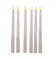 Realistisch aussehende flammen lose konische LED-Kerze 12er Pack 11 "Zoll großes Elfenbein