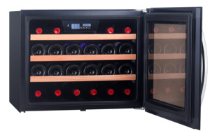 22 chai hoàn chỉnh loạt ngang được xây dựng trong tủ lạnh rượu vang nhỏ rượu vang đỏ Thiết bị làm lạnh - Product Image 4