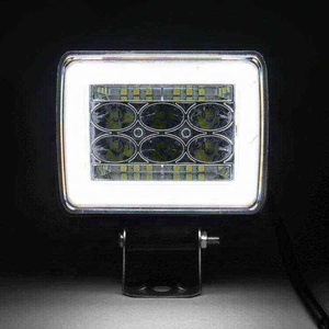 Bán buôn phụ trợ vuông <span class=keywords><strong>LED</strong></span> đèn sương mù cho xe 1200lm <span class=keywords><strong>LED</strong></span> sương mù xe máy Đèn với RGB Halo - Product Image 5