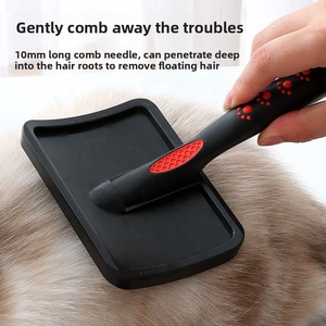 Cepillo de Aseo para Mascotas de Acero Inoxidable, Cepillos de Limpieza de Pelo de Lujo para Gatos y Perros - Product Image 2