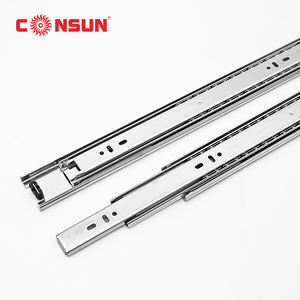Correderas <span class=keywords><strong>de</strong></span> Extensión Total Plegables <span class=keywords><strong>de</strong></span> 3 Secciones con Rodamientos <span class=keywords><strong>de</strong></span> Bolas para Muebles <span class=keywords><strong>de</strong></span> Cocina - Product Image 1