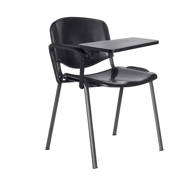 Plastic Chairs Wholesale Student Chair for Study Writing Pad School Modern Training Chair School Furniture Best Plastic with PP