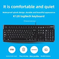 Ensemble clavier et souris filaire Logitech MK121P pour le bureau et la maison
