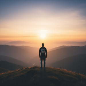 I'll Bring My Hard Fought Hallelujah T-shirt à manches longues au design émouvant noir - Product Image 3