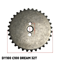 Pièces de rechange neuves OEM Dayang pour engrenage de distribution de moto DY100/DY110/DREAM C100 32T 100/110cc
