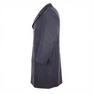 Manteau long en laine imperméable pour homme, à double boutonnage, col rabattu, manches longues, boutons sur le devant - Product Image 5