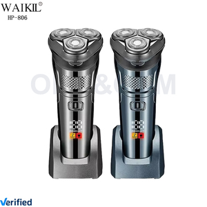 WAIKIL HP-806 Rasoio Elettrico da Viaggio per Uomo, Wet & Dry, con 3 Testine, Impermeabile - Product Image 1