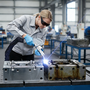 เครื่องทำความสะอาดด้วยเลเซอร์แบบพัลซิ่ง100W 200W 300W | ไม่กัดกร่อนไม่ทำลายการปล่อยแม่พิมพ์สารตกค้าง | ผู้ผลิต OEM - Product Image 1