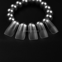 15 Tailles – Faux Ongles en Gel Amande Mat Pré-ponceés Couverture Complète – Pointes Artificielles Épaisses et Solides pour Manucure Fine et Cuticules