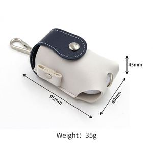 Sac de rangement portable en cuir PU pour balles de golf, mini pochette de taille pour golfeur, pochette de golf d'extérieur, accessoires de sport - Product Image 2