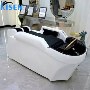 Sillón de Masaje Portátil Inteligente KISEN con Lavabo de Spa, Muebles de Salón de Lujo para Lavado de Cabello - Product Image 1