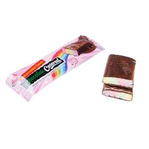 卸売フルーティーなスイカ味のチョコレートで覆われたマシュマロキャンディー（詰め物入り、袋詰め） - Product Image 3