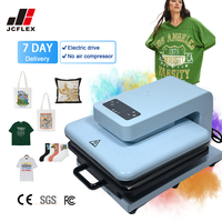 Nouvelle presse à chaud électrique entièrement automatique 110V/220V avec plateau 38*38cm (15''x15'') pour personnalisation de vêtements et projets DIY