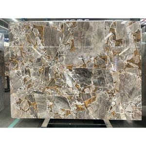 Paneles de Pared de Mármol con Piedra Dorada de Lujo, Losas Grandes para Hogar, Hotel, Villa - Product Image 1