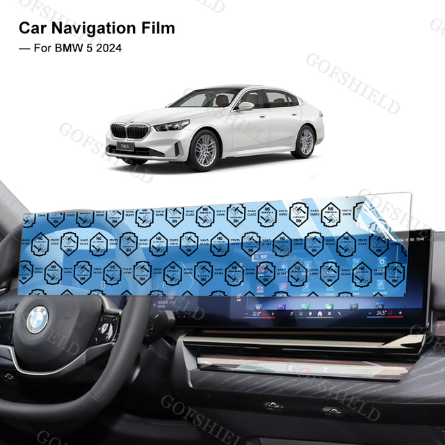Factory Supply Customized Size 9H Nano Glass Car Navigation Screen Protector With Matte Anti Glare/HD Clear Shockproof Material