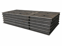 Plaques de base métalliques grand format personnalisées |   Usinage CNC industriel surdimensionné, découpe laser et soudage de tôles lourdes