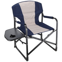 Chaise de camping pliable personnalisée, légère, écologique, confortable, avec table de maquillage intégrée, chaise de réalisateur avec appui-tête, pour la pêche et la plage